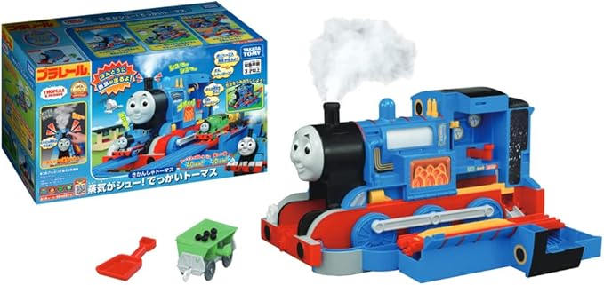 TAKARA TOMY "PLARAIL THOMAS THOMAS AND FRIENDS STEAM SHOWS! HUGE THOMAS" Train Train Toy 3 years old and above Toy Safety Standards Passed ST Mark Certification PLARAIL TAKARA TOMY
