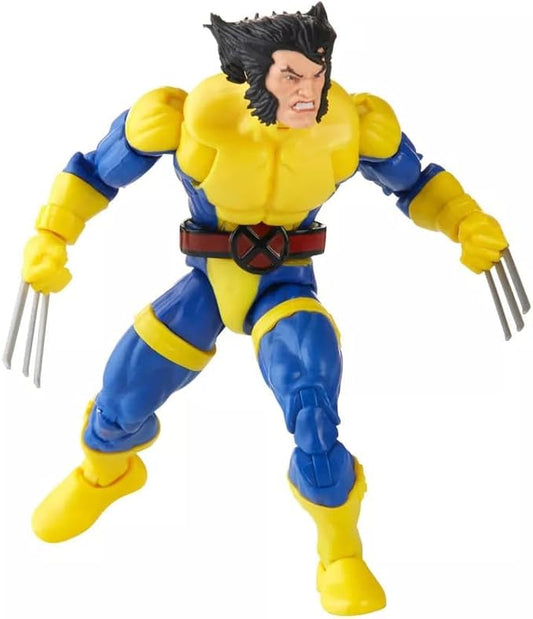 Hasbro Marvel Legends Series X-MEN Wolverine 6" Action Figure Toy Accessories 3 Pieces F3981 Multicolor