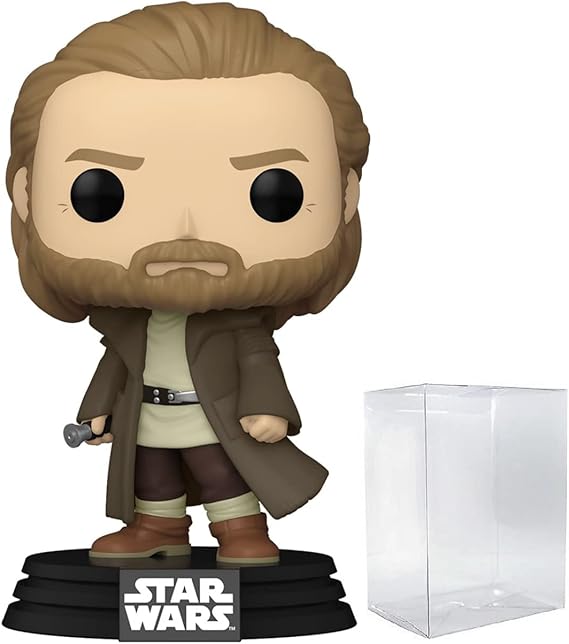POP Star Wars OBI-Wan Kenobi Funko Vinyl Figure (Includes Compatible Box Protector Case) Multicolor 3.75"