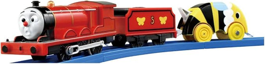TAKARA TOMY Plarail Thomas TS-14 Plarail James and Honey Bee Running Train Toy Ages 3+