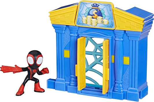 Hasbro MARVEL Spidey and the Amazing Friends City Block Citibank, 2.5 inch (6 cm) size action figure, play set, for ages 3 and up F8362 Genuine product