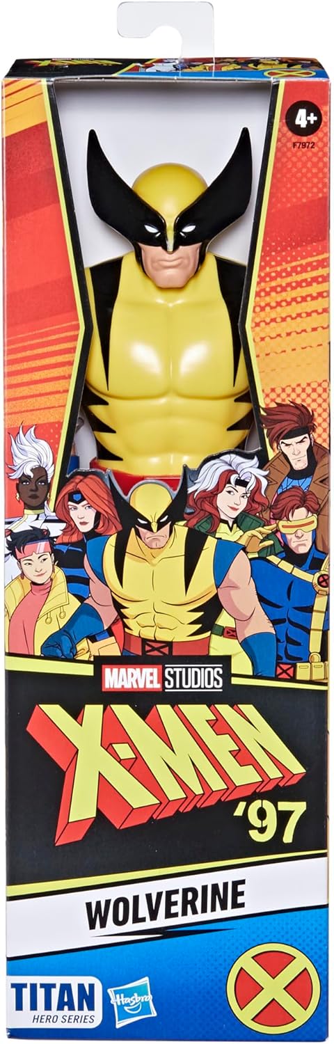 Hasbro MARVEL X-MEN '97 Titan Hero Series Wolverine 11.25 inch (28.5cm) action figure, X-MEN toys, superhero toys, for ages 4 and up, Marvel Titan Hero Series F7972 Genuine Product