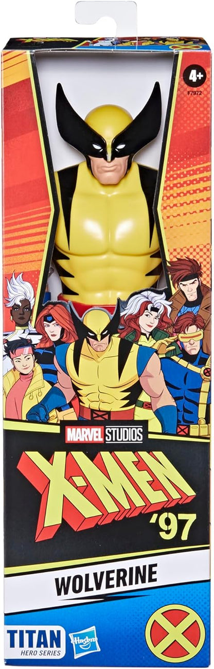 Hasbro MARVEL X-MEN '97 Titan Hero Series Wolverine 11.25 inch (28.5cm) action figure, X-MEN toys, superhero toys, for ages 4 and up, Marvel Titan Hero Series F7972 Genuine Product
