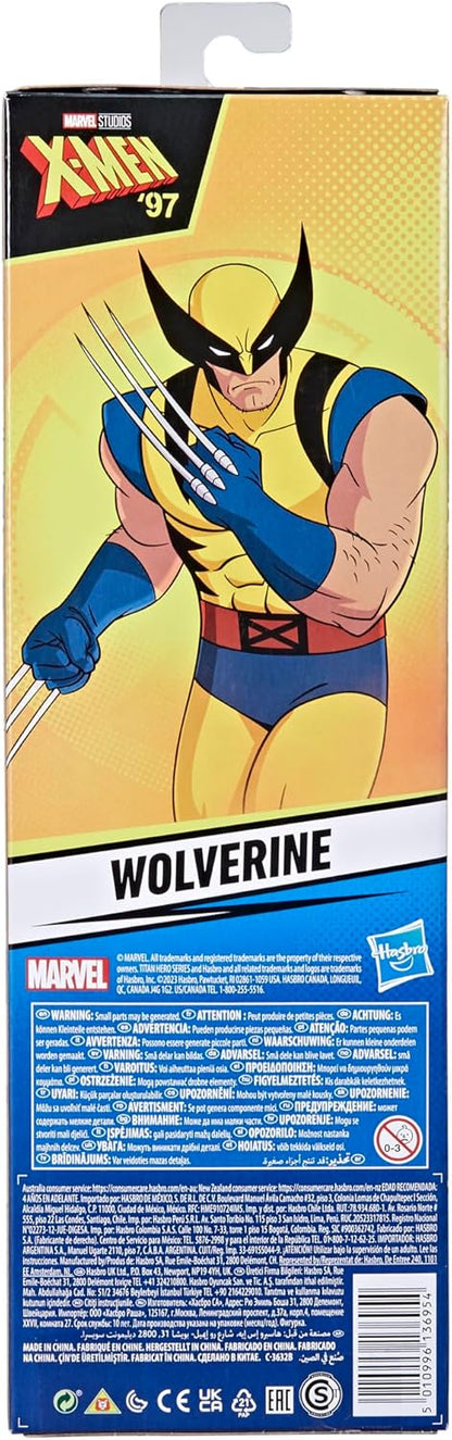 Hasbro MARVEL X-MEN '97 Titan Hero Series Wolverine 11.25 inch (28.5cm) action figure, X-MEN toys, superhero toys, for ages 4 and up, Marvel Titan Hero Series F7972 Genuine Product