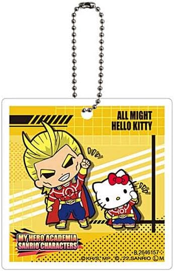 [All Might x Hello Kitty] My Hero Academia x Sanrio Characters Acrylic Charm