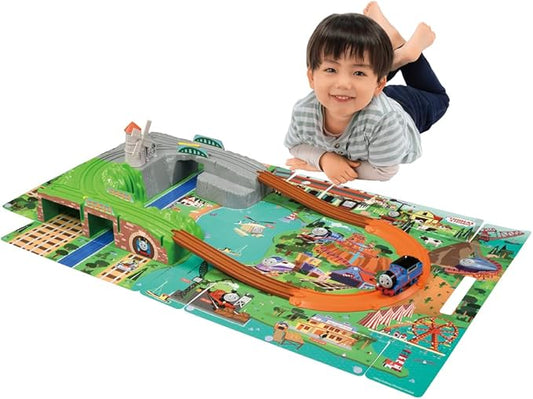 TAKARA TOMY Plarail Thomas GOGO Thomas Outing 3D Map Train Toy Ages 3+