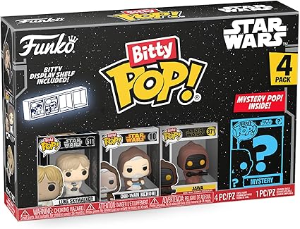 Funko Bitty Pop! StarWars Star Wars Funko Bitty Pop Star Wars Luke 4-piece set figure