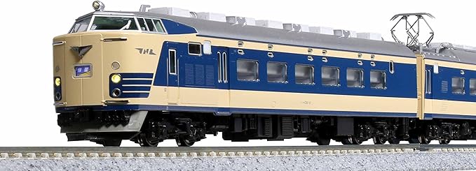 KATO N Gauge 581 Series Slit Typhon 7-Car Basic Set 10-1717 Railway Model Train
