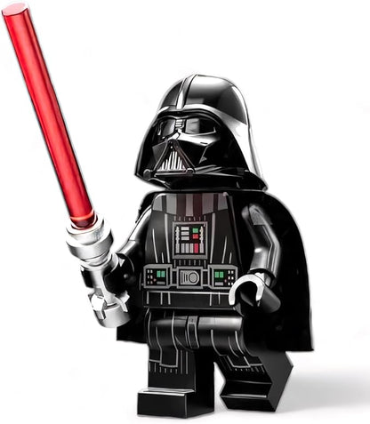 LEGO Star Wars Darth Vader minifigure with lightsaber and extra black cape