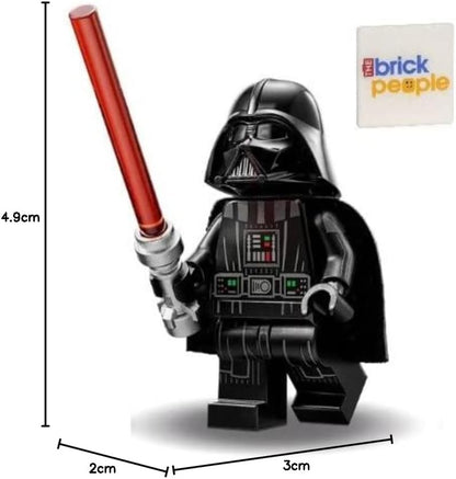 LEGO Star Wars Darth Vader minifigure with lightsaber and extra black cape