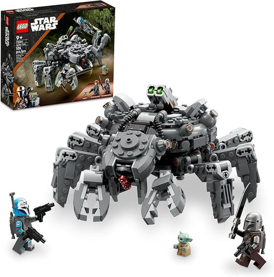 LEGO Star Wars Spider Tank Building Toy - Pretend Play Mech for Boys and Girls, Ages 9+ - Star Wars Fan Toy - Gift for Kids - 75361