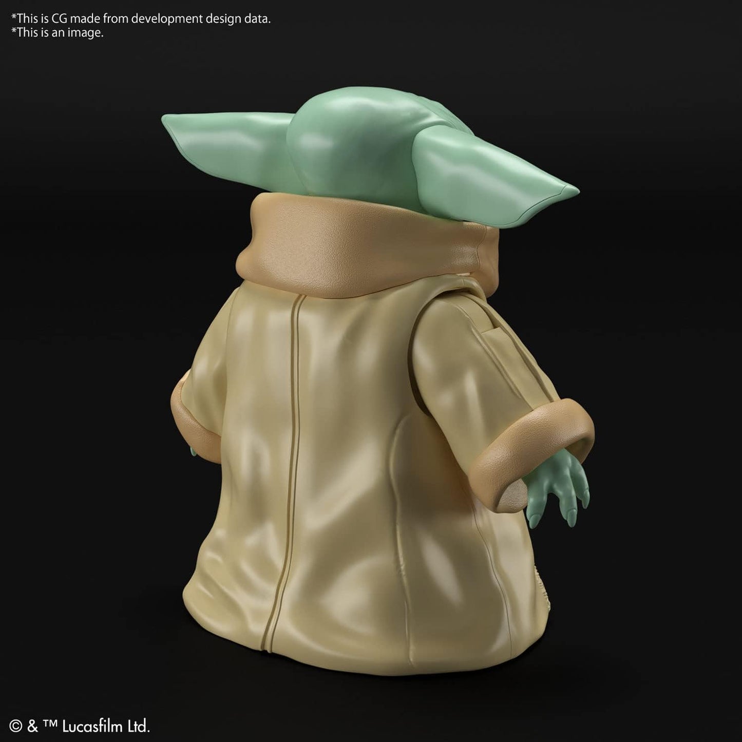 Bandai Hobby Mandalorian Grogu Bandai Spirits Star Wars Character 1/4 Plastic Model Kit