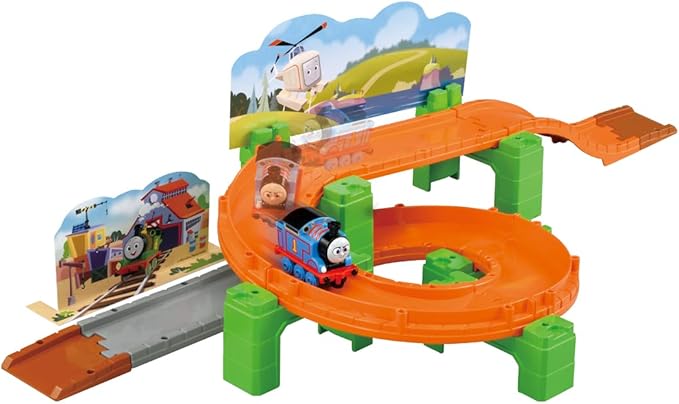 TAKARA TOMY "Tomica Thomas the Tank Engine Kuru Kuru Mountain Set" Minicar Car Airplane Toy 3 years old and up Toy Safety Standards Passed ST Mark Certification TOMICA TAKARA TOMY
