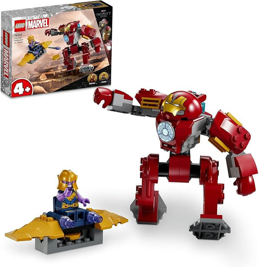 LEGO Super Heroes Iron Man Hulkbuster and Thanos Showdown Toy Toy Present Block Boys Girls Children 4 Years Old 5 Years Old 6 Years Old 7 Years Old Educational 76263