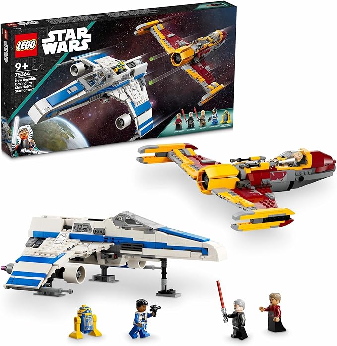 LEGO Star Wars Republic E-Wing vs. Shin Hati's Starfighter Toy Toy Present Birthday Block Christmas Boys Girls Children 9 Years Old 10 Years Old 11 Years Old Elementary School Student Space 75364