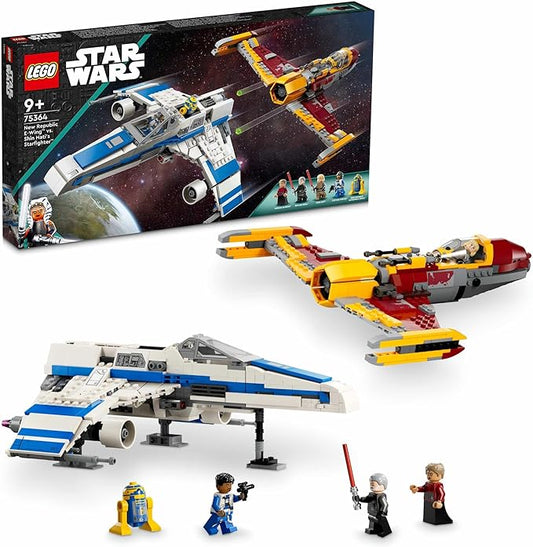 LEGO Star Wars Republic E-Wing vs. Shin Hati's Starfighter Toy Toy Present Birthday Block Christmas Boys Girls Children 9 Years Old 10 Years Old 11 Years Old Elementary School Student Space 75364
