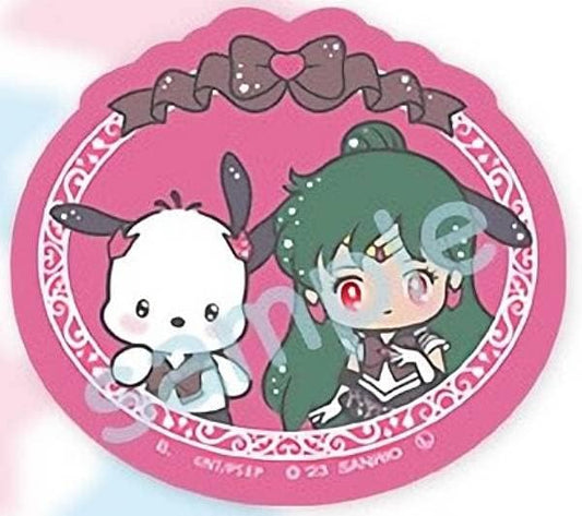 [Super Sailor Pluto x Pochacco (Ribon)] Sailor Moon Eternal Movie x Sanrio Characters Die-cut Sticker Set *Only 1 sticker