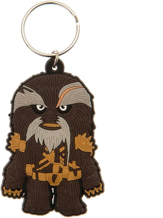 Star Wars: The Book of Boba Fett PVC Keyring Krrsantan, Brown, One Size