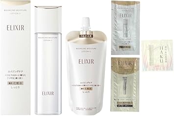 Shiseido Elixir Superiel Lift Moist Lotion SP II Main Body & Lotion SP II Refill & Sample Set International shipping available