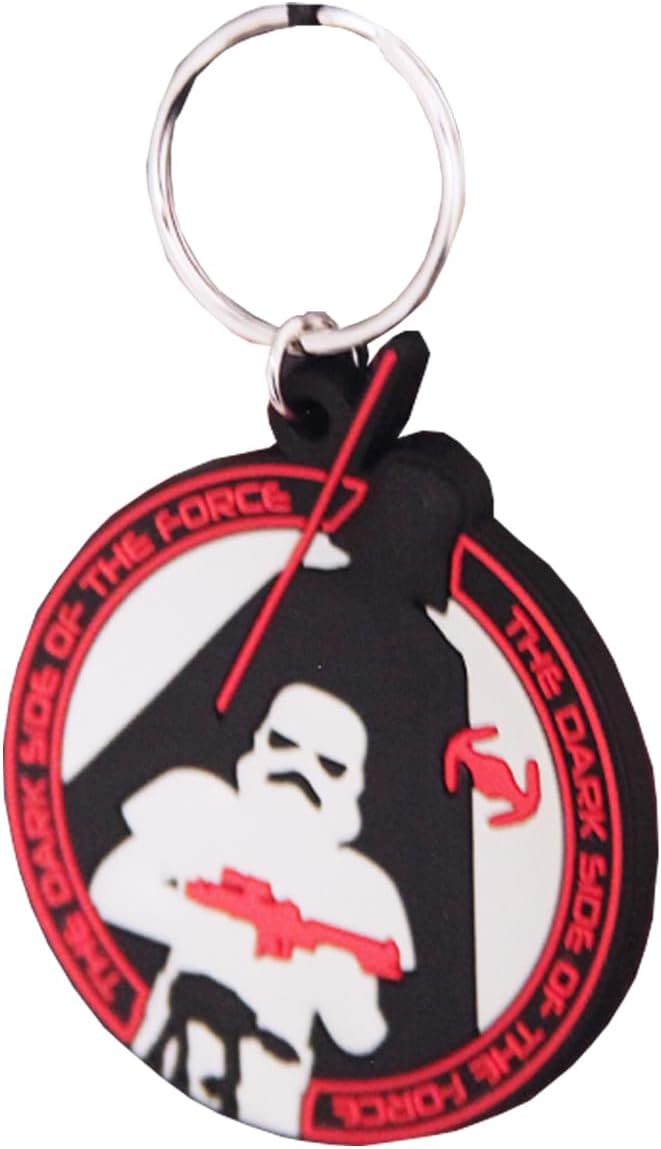 Star Wars Rubber Darth Vader & Stormtrooper Keyring