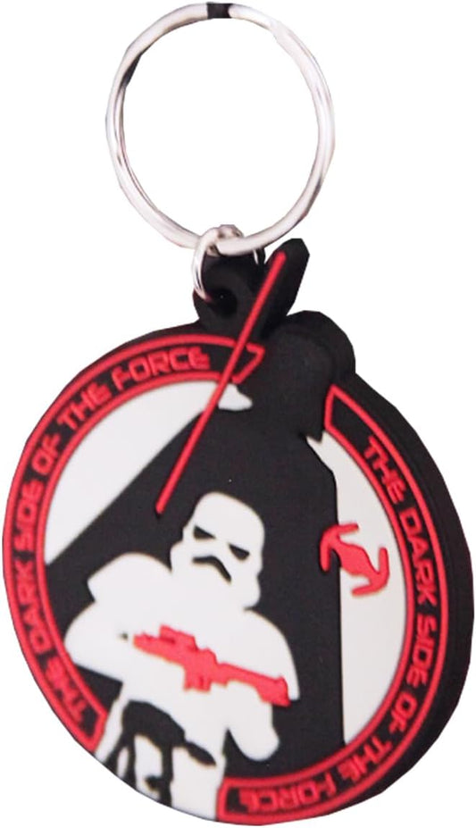 Star Wars Rubber Darth Vader & Stormtrooper Keyring