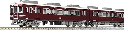 KATO N gauge Hankyu 6300 series with small window 4-car basic set 10-1825 Railway model train