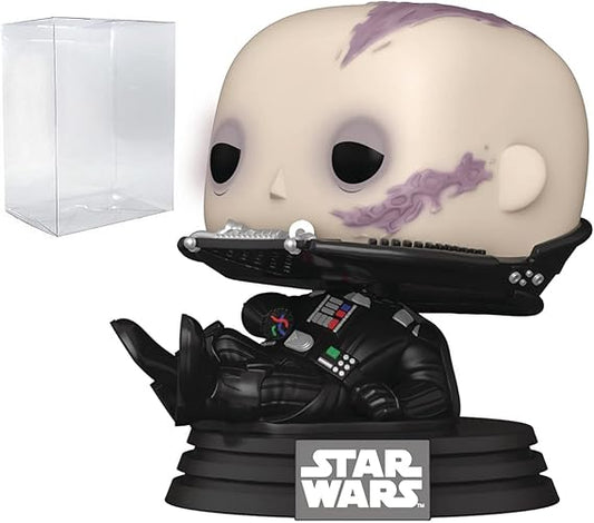 POP Star Wars Return of the Jedi 40th Darth Vader Unmasked Funko Vinyl Figure (Includes Compatible Box Protector Case) Multicolor 3.75"
