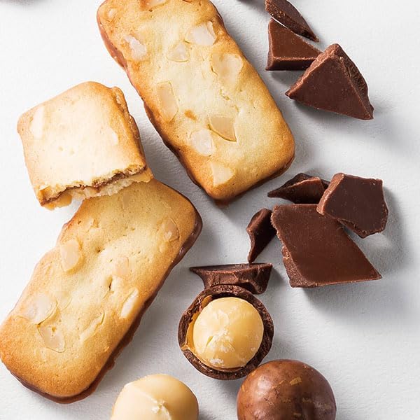 YOKUMOKU Sweets Sweets Gift Western Sweets Assortment Present Cigar Individually Wrapped Bateau de Macadamia 16 Pieces