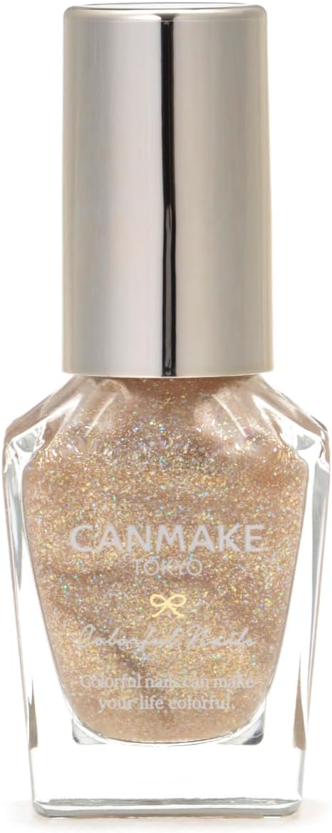 Canmake Colorful Nails N83 Moon Ray 8ml Nail High Color Quick Dry Gold Glitter