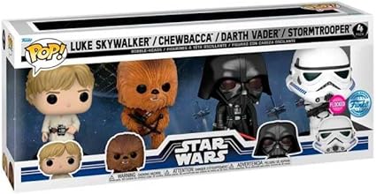 Funko POP! 4pk Star Wars Funko POP! 4pk Star Wars New Classic Figure