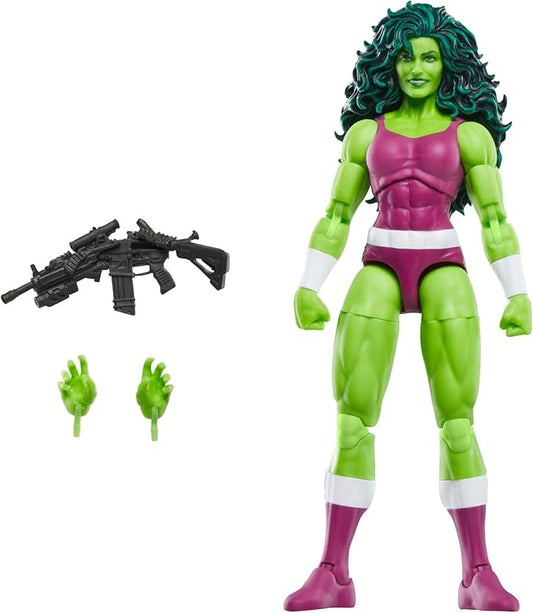 Hasbro MARVEL Marvel Comics She-Hulk, Iron Man Comics Collectible 6-inch (15cm) Size Action Figure, Retro Design Blister Package F9029 Genuine Product