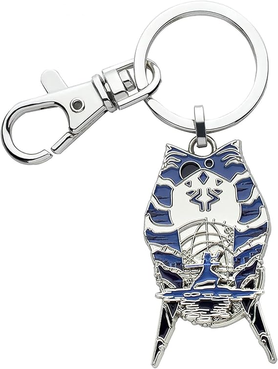 SalesOne Star Wars Ahsoka Layered Keychain: Officially Licensed Lucasfilm Disney+ Keyring 1.75", Multicolor, One Size