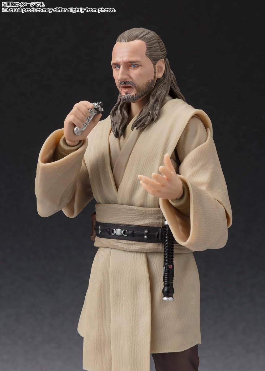TAMASHII NATIONS S.H.Figuarts Qui-Gon Jinn (STAR WARS: The Phantom Menace) Approx. 150mm PVC&ABS&Cloth Painted Movable Figure
