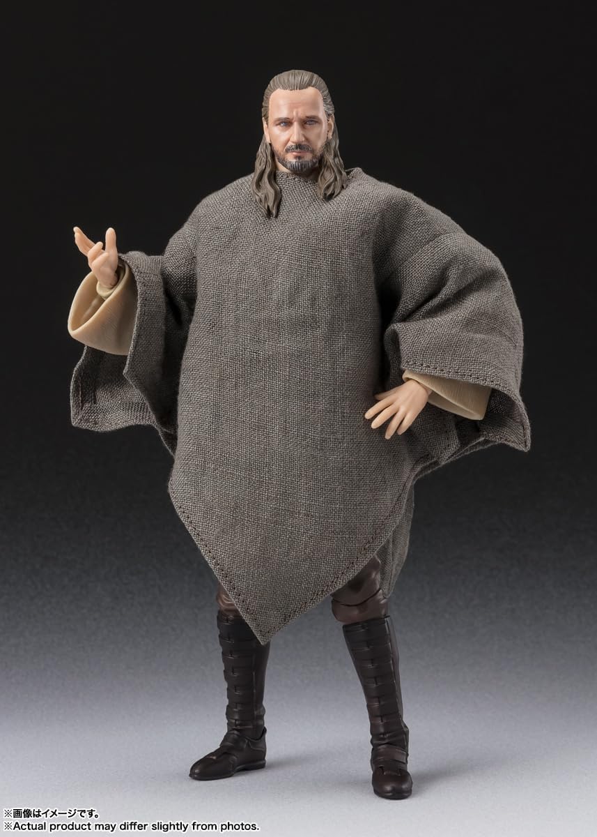 TAMASHII NATIONS S.H.Figuarts Qui-Gon Jinn (STAR WARS: The Phantom Menace) Approx. 150mm PVC&ABS&Cloth Painted Movable Figure