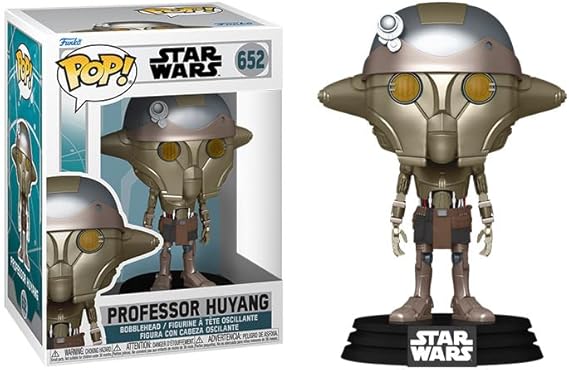Funko Pop Ahsoka + Protector: Pop! Star Wars Vinyl Figure (Gift Set Bundled with ToyBop Box Protector Collector Case) (Professor Huyang)