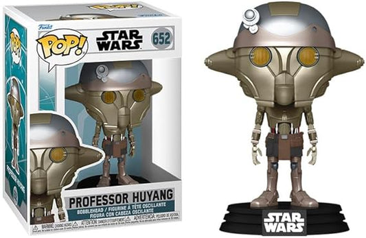 Funko Pop Ahsoka + Protector: Pop! Star Wars Vinyl Figure (Gift Set Bundled with ToyBop Box Protector Collector Case) (Professor Huyang)