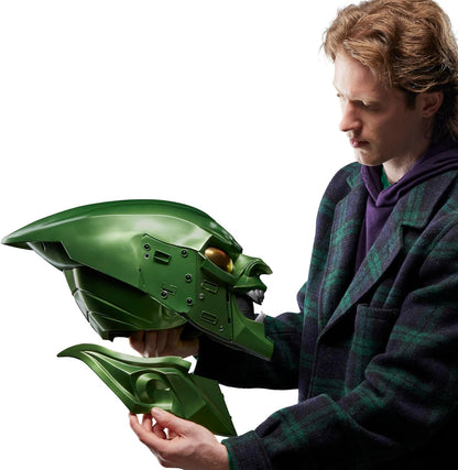 Hasbro MARVEL Marvel Legends Series Green Goblin Premium Roleplay Helmet, Spider-Man: No Way Home Adult Collectible Roleplay Gear F9111 Authentic Product