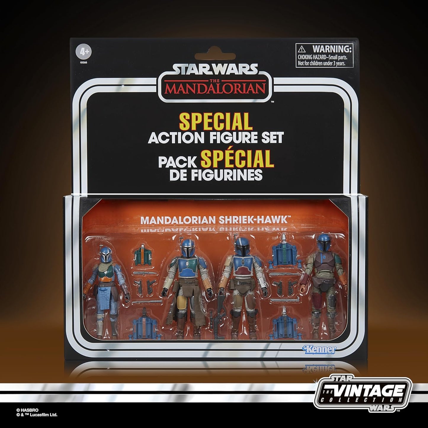 [Amazon.co.jp Exclusive] Hasbro Star Wars STAR WARS Vintage Collection The Mandalorian Shriek Hawk, "Star Wars: The Mandalorian" 9.5 cm Collection 4 Pack G0265 Genuine Product