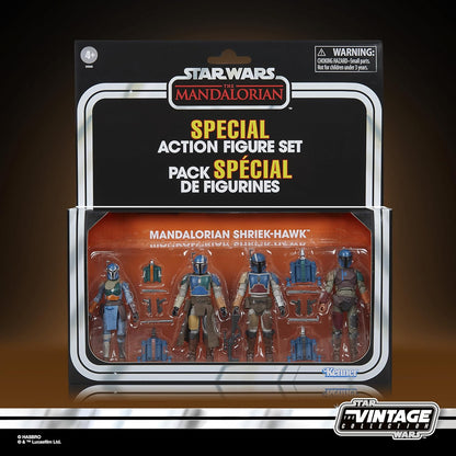 [Amazon.co.jp Exclusive] Hasbro Star Wars STAR WARS Vintage Collection The Mandalorian Shriek Hawk, "Star Wars: The Mandalorian" 9.5 cm Collection 4 Pack G0265 Genuine Product