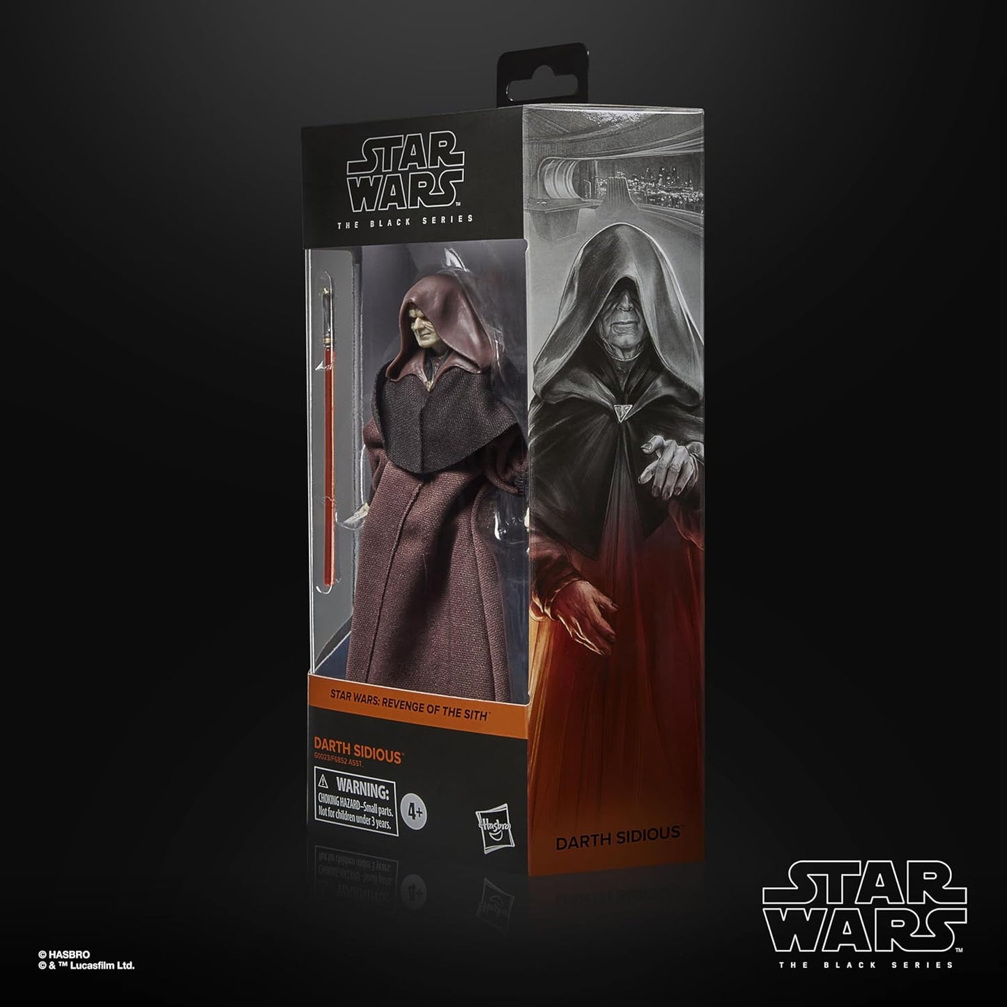 Hasbro Star Wars STAR WARS Black Series Darth Sidious, Star Wars Episode 3/Revenge of the Sith Collection 6-inch (15cm) Size Action Figure G0023 Genuine Product