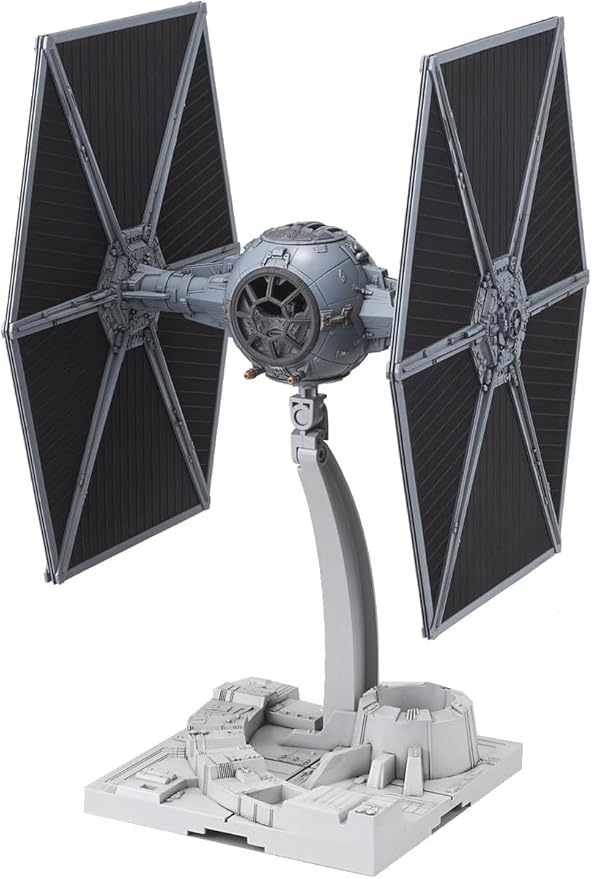 BANDAI SPIRITS Star Wars 1/72 TIE Fighter Color-coded Plastic Model (New Package Version)