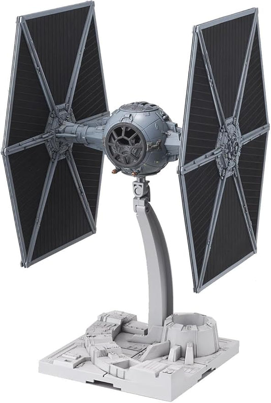 BANDAI SPIRITS Star Wars 1/72 TIE Fighter Color-coded Plastic Model (New Package Version)
