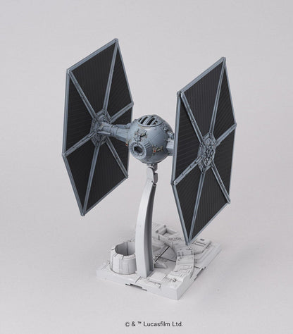 BANDAI SPIRITS Star Wars 1/72 TIE Fighter Color-coded Plastic Model (New Package Version)