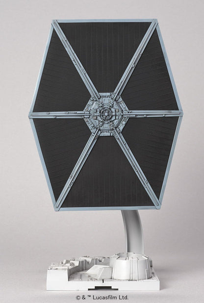 BANDAI SPIRITS Star Wars 1/72 TIE Fighter Color-coded Plastic Model (New Package Version)