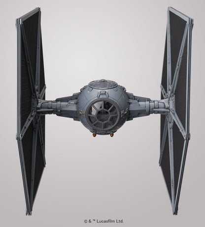 BANDAI SPIRITS Star Wars 1/72 TIE Fighter Color-coded Plastic Model (New Package Version)