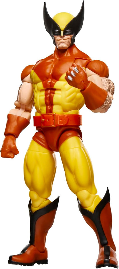 Hasbro MARVEL Marvel Legends Series Wolverine, X-MEN Retro Marvel Comics Secret Wars Collectible 6-inch Action Figure Shield Included G0782 Genuine Product