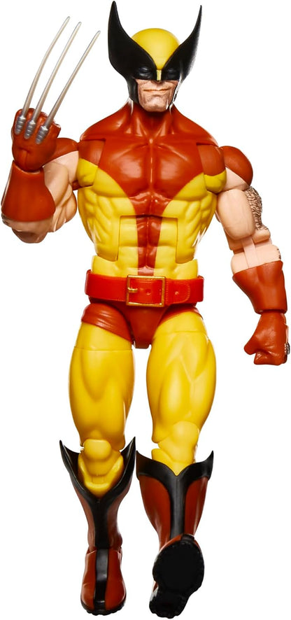Hasbro MARVEL Marvel Legends Series Wolverine, X-MEN Retro Marvel Comics Secret Wars Collectible 6-inch Action Figure Shield Included G0782 Genuine Product