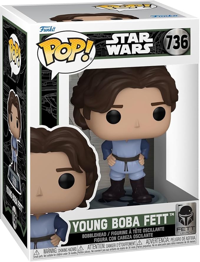 Funko POP! Star Wars: Boba Fett - (Young) - Collectible Vinyl Figure - Gift Idea - Official Merchandise - For Kids & Adults - Movie Fans - Model Figure for Collectors and Display