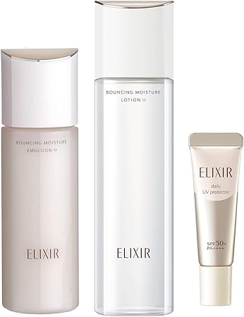 [Set purchase] Elixir Superiel Quasi-drug Lift Moist Lotion SP 2+Lift Moist Emulsion SP 2 Moist Morning Emulsion 5ml Sample included