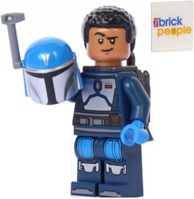 LEGO Star Wars: The Mandalorian Pilot minifigure with blaster and rangefinder.